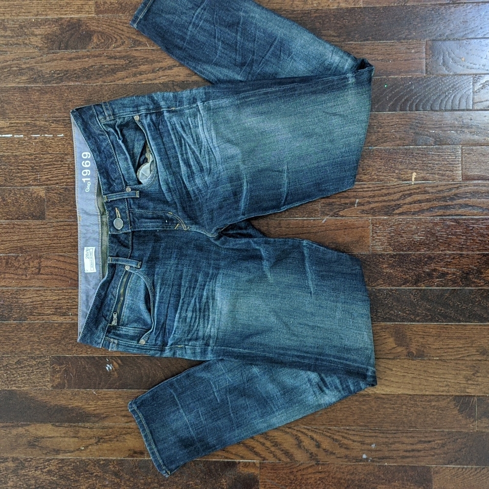 Gap jeans- always skinny with zips at leg